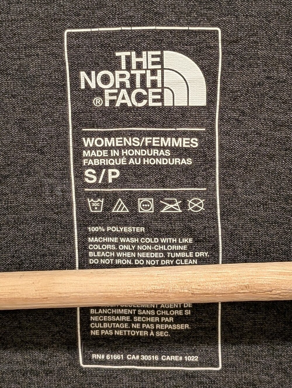 GUC North Face x Grouse Grind S Dark Grey Tee with Gold Logo - Picture 4 of 4